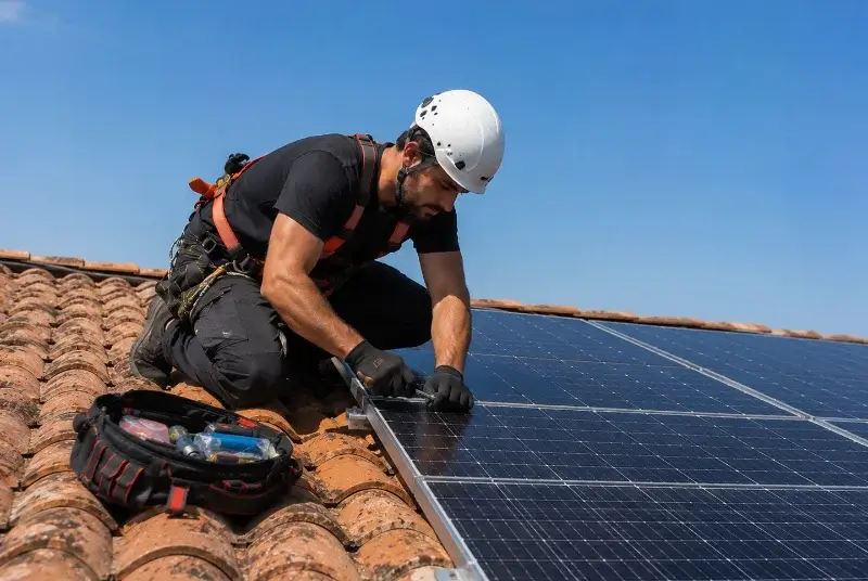 Maintenance et monitoring de panneaux solaires à Lempaut
