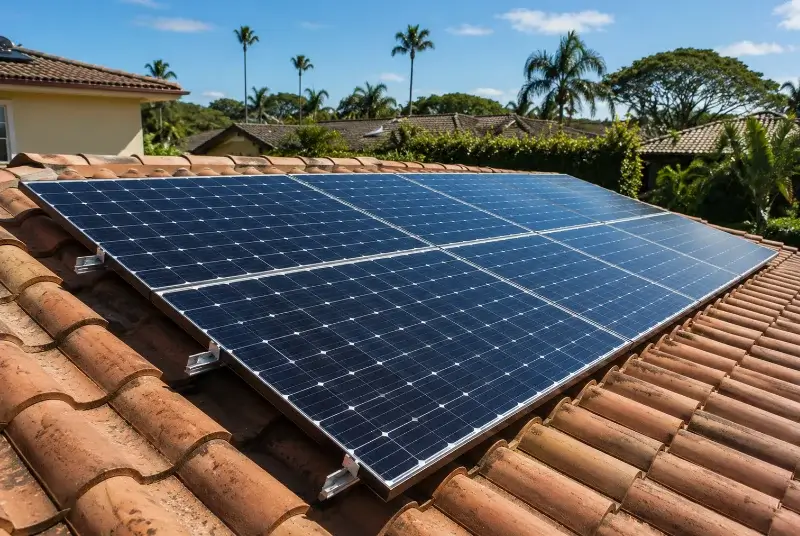 Installation de panneaux solaires à Lempaut